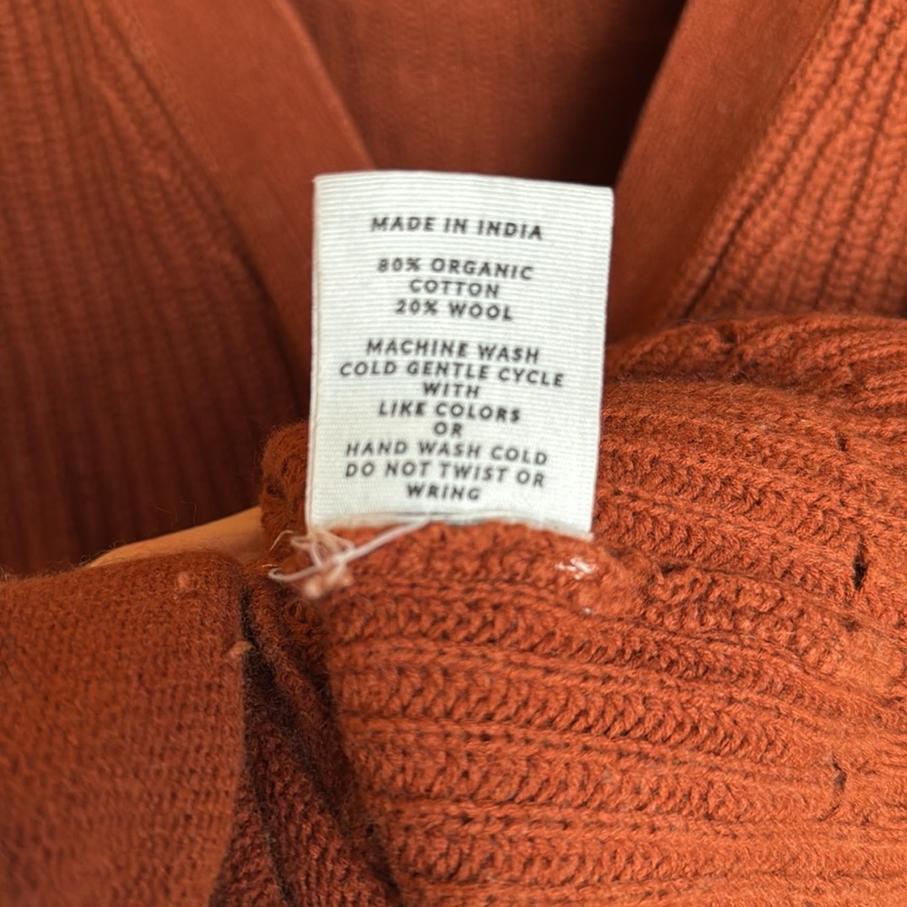 WVN Cotton and Wool Cardigan - Picture 5 of 8